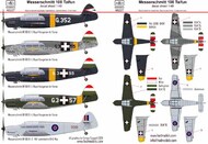 HAD Models  1/48 Messerschmitt Bf.108 Taifun 4 x Hungarian and 1 x RAF HUN48227