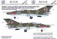  HAD Models  1/48 Mikoyan MiG-21UM HUNAF 5091 Dong Squadron HUN48235