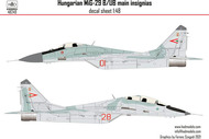 Mikoyan MiG-29B HUNAF old russian painting #HUN48249