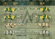 HAD Models  1/72 Mil Mi-8 (Hungarian 10423 IFOR, 10426, Kirgizian 05, Cambodia-19) reprint HUN72055