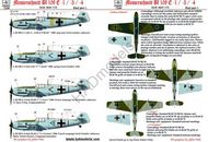  HAD Models  1/72 Messerschmitt Bf.109E-1/Bf.109E-3/Bf.109E-4 (Kieki, Grace, Fortuna, Motti) HUN72149
