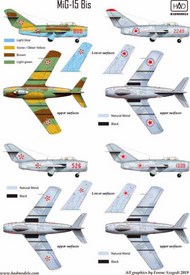  HAD Models  1/72 Mikoyan MiG-15Bis (North Korea, Soviet, Hungarian) HUN72207