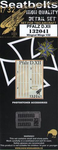 HGW Models  1/32 Pfalz D.XII seat belts (2 Sets) HGW132041
