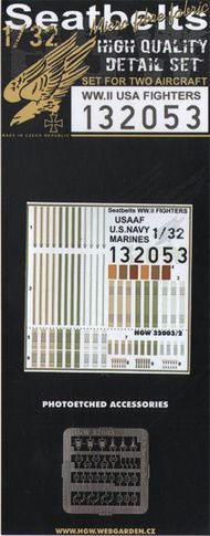 US WW2 Fighter seat belts #HGW132053