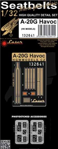  HGW Models  1/32 Douglas A-20G HAVOC - SEATBELTS HGW132641