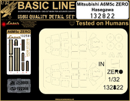 Mitsubishi A6M5c Zero belts + masks (HAS) #HGW132822