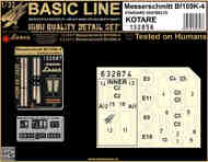 Messerschmitt Bf.109K-4 (FABRIC SEATBELTS) - BASIC LINE #HGW132858