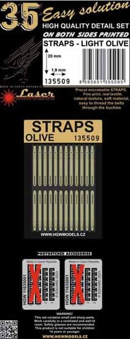 STRAPS LIGHT OLIVE - 20MM #HGW135509