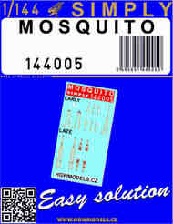 de Havilland MOSQUITO - SEATBELTS #HGW144005