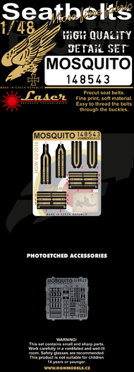  HGW Models  1/48 Mosquito pre-cut (laser) HGW148543