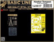 Hawker Tempest BASIC LINE: seatbelts + masks - Pre-Order Item* #HGW148817