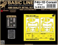 Vought F4U-1D Corsair BASIC LINE: seatbelts + masks* #HGW148820