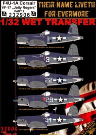 Vought F4U-1A Corsair VF-17 'Jolly Rogers' - Part 2 #HGW232906