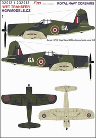 Royal NAVY Corsairs - Markings #HGW232912
