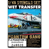 F-4 Phantom II Stencils for ACY, EDU (Wet Transfers) #HGW248020