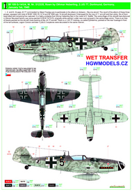  HGW Models  1/48 Messerschmitt Bf.109G-14 (AS) - Markings HGW248069