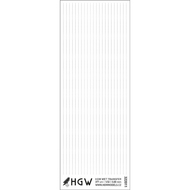  HGW Models  1/32 Single Line Rivets .80mm spacing, 377cm (Wet Transfers) HGW322011