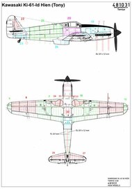  HGW Models  1/48 Kawasaki Ki-61-Id HIEN (Tony) Positive Rivets HGW481031