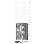  HGW Models  1/48 Oval Templates Plus - Positive Rivets Set con HGW482020
