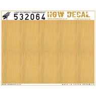  HGW Models  1/32 Light Plywood transparent-no grid-sheet: A5 HGW532064