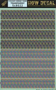 German WWI 5 color lozenge FADED pattern #HGW548022