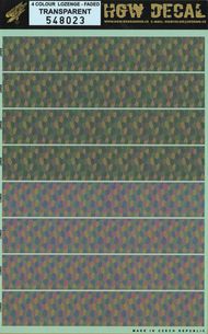 German WWI 4 color lozenge FADED pattern #HGW548023