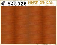  HGW Models  1/48 Dark wood - transparent | no grid | sheet: A5 Decals 1/48 HGW548026