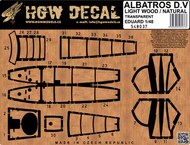 Albatros D.V / D.VA - Laser-cut Decal #HGW548037