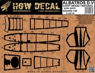 Albatros D.V & D.VA - Laser-cut Decal #HGW548038