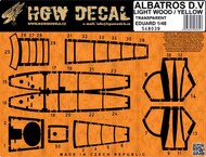 Albatros D.V / D.VA - Laser-cut Decal #HGW548039