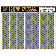 HGW Models  1/72 5 Color Lozenge Upper - Transparent A5 sheet. HGW572001