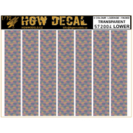4 Color Lozenge Lower - Transparent A5 sheet. #HGW572004