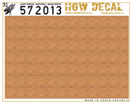  HGW Models  1/72 Light Wood - Natural - base white - sheet: A5 HGW572013