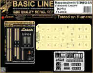 Messerschmitt Bf.109G-5/6 - Galland canopy masking patterns, for clear part #HGW624006