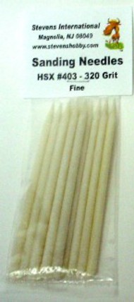 320 Grits Fine Sanding Needles (8/Bag) #HSX403