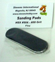  Hobby Stix  NoScale 400 Grit Fine Waterproof Sanding Pads for #901 (6/Bag) HSX904