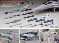JASDF Weapons Set A. AAM-3 x 4. ASM-1 x 2. GCS-1 Mark 82 x 6. CBLS2000 x 2. AAM-4 x 4. ASM-2 x 4. CBU-87/B x 6. TER x 4. #HSGX4810