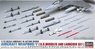 Aircraft Weapons V. U.S.Missiles and launcher set #HSGX7209
