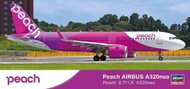  Hasegawa  1/200 Peach Airbus A320Neo HSG10846