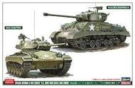  Hasegawa  1/72 M4A3E8 Sherman & M24 Chaffee US Army Main Battle Tanks (2 Kits) (Ltd Edition) HSG30068