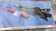  Hasegawa  NoScale J350 Draken "Austrian AF Farewell Special" includes 2 kits HSG386