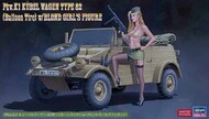Pkw.Ki Kubelwagen Type 82 with Blond Frau #HSG52273