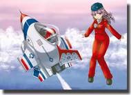  Hasegawa  NoScale Egg Plane - F-16 Fighting Falcon "Thunderbirds" HSG60124
