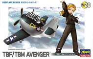  Hasegawa  NoScale TBF/TBM Avenger Egg Plane HSG60138
