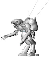  Hasegawa  1/20 Maschinen Krieger Moon Type Humanoid Unmanned Interceptor Luna Hund (Ltd Edition) - Pre-Order Item* HSG64126