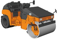  Hasegawa  1/35 Hitachi ZC50C5 Vibratory Combined Roller Construction Machinery HSG66002