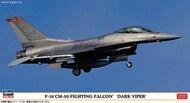  Hasegawa  1/48 F-16CM50 Fighting Falcon Dark Viper Fighter (Ltd Edition) HSG7522