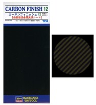  Hasegawa  NoScale Self-Adhesive Mylar Foil Carbon Finish (Coarse) HSGTF10