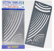  Hasegawa  NoScale Scribing Template Curved Parallel Widths HSGTP6