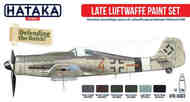  Hataka Hobby  No Scale Late Luftwaffe Paint Set WWII HTK-AS03